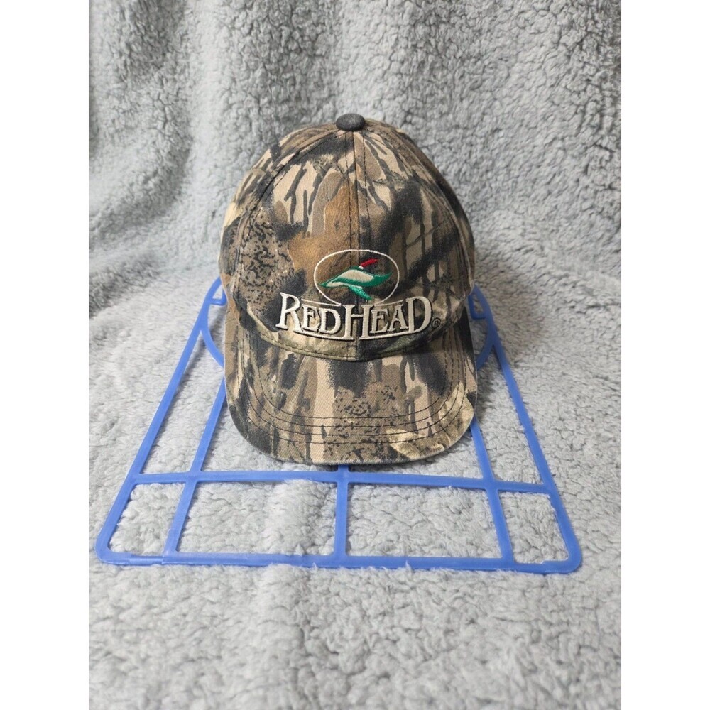 Redhead VTG Camo Snapback Hat Duck Hunting Cap‎ (Run Small) One Size Fits Most